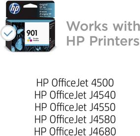 img 3 attached to 🖨️ HP 901 Tri-color Ink Cartridge for HP OfficeJet 4500, J4500 series, J4680 - CC656AN