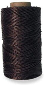 img 1 attached to 🧵 Tandy Leather Tejas Brown Waxed Thread - 132 yards (120 meters) - 1220-02