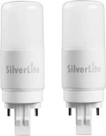 💡 13w led stick pl bulb gx23 2 cfl ballast ul classified - silverlite cfl equivalent logo