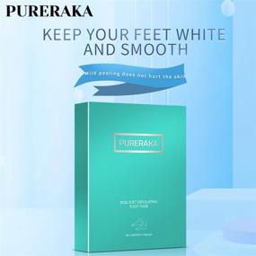 img 3 attached to 🌹 PURERAKA Foot Peel Mask 2 Pairs - Say Goodbye to Calluses and Dead Skin cells, Transform Your Feet into Baby Softness, Restore Rough Heels, Achieve Silky Soft Feet, Premium Exfoliating Foot Mask for Women or Men (Rose)