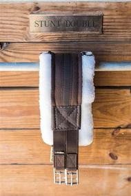 img 3 attached to 🐴 Fleece English Girth with Double Elastic by INTREPID INTERNATIONAL