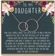 stylish ava daughter necklace in rose gold plated brass - girls' fashion jewelry logo