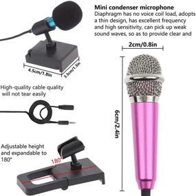 img 3 attached to Microphone Portable Karaoke Notebook Smartphones