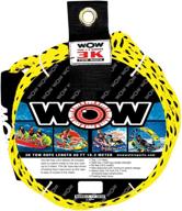 🌊 premium watersports tow ropes with floating foam buoys - maximum safety and minimum stretch by wow world of watersports logo