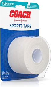 img 3 attached to 🏋️ Johnson & Johnson Coach Sports Tape: Breathable Cloth Support for Joints - 5-Pack (1.5 inches x 10 Yards)