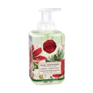 🎅 merry christmas michel design works foaming hand soap: a festive touch for your hands logo