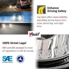 img 2 attached to 🚘 Совместимые противотуманные фары Winjet для Pacifica, Sebring, Town & Country, Avenger, Caliber, Challenger, Charger, Grand Caravan, Nitro, Compass и Patriot