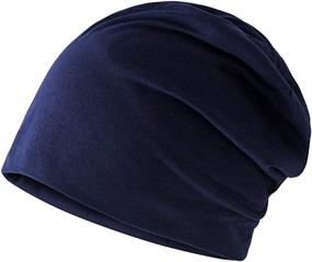 img 3 attached to Ultra-Comfortable ICSTH Unisex Sleep Hat: Soft Cotton Beanie for Street Dancers and Watch Hat Lovers