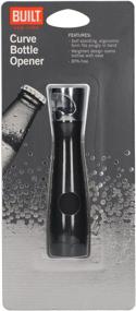 img 2 attached to BUILT NY Curve Bottle Opener, Black: Sleek and Stylish Opener for all Beverages