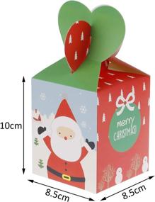 img 3 attached to 🎁 Christmas Candy Boxes: 24 Pieces, 12 Styles - Perfect Holiday Gifts, Party Favors & Goody Bags