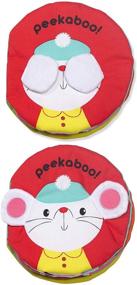 img 1 attached to Книга для малышей Peekaboo Soft Activity от Melissa & Doug