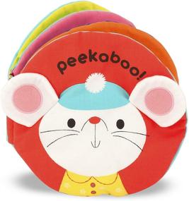 img 4 attached to Книга для малышей Peekaboo Soft Activity от Melissa & Doug