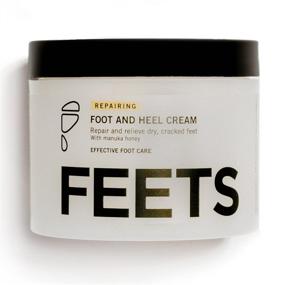 img 4 attached to FEETS - Manuka Honey Foot and Heel Cream, Moisturizer for Dry Feet, Treatment for Cracked Heels and Calluses, Foot Lotion