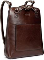 s zone women's handbags & wallets: fashionable backpack shoulder rucksack schoolbag logo