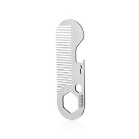 img 3 attached to WISEPRO Comb Polygonal Stainless Anti Static Corkscrew