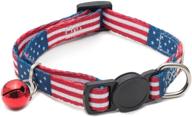 🐶 adjustable dog collars for large, medium, and small dogs - featuring flags, plaid, and animal prints - made with durable nylon логотип