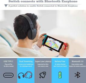 img 2 attached to 🎧 Friencity Bluetooth Transmitter Adapter for PC or Laptop - Low Latency Wireless Audio Dongle with USB C to A Converter for PS4, Airpods, Bose, Sony Headphones - Enhance in-Game Voice Chat & Dual Link