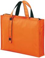 🧳 lihit lab carrying bag in vibrant orange, 11.8 x 15.7 inches: a7651-4 logo