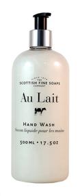 img 2 attached to 🐄 XLARGE Scottish Fine Soaps Au Lait Liquid Hand Wash - 500ml/17.5 oz