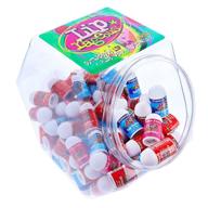 lip-rageous fruit flavored lip balm: assorted display of blue raspberry, strawberry, watermelon - 120 mini sticks (0.10oz/3g) logo