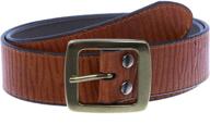 👨 authentic rectangular vintage retro leather brown men's belt accessories logo