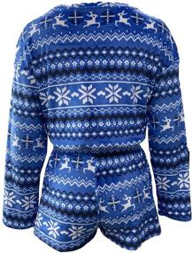 img 2 attached to Snowflake Printed Christmas Pajamas Sleepwear