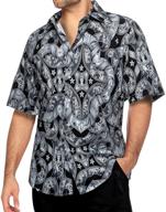 emerald men's clothing shirts: barry wang novelty button flower logo