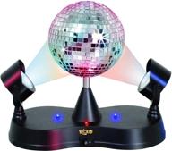 kicko disco light - multi-colored led rotating strobe light ball - ideal for stage lighting, events, parties, home decor, game accessories, and stress relief логотип