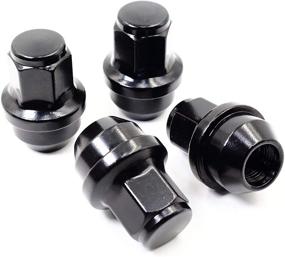 img 2 attached to 🔩 24-Pack of Veritek 14x1.5mm Large Acorn Seat Lug Nuts - OEM Style for Ford F-150, Expedition, Lincoln Navigator Factory Wheels (Black, 13/16 Hex, 1.7 Inch Length, 44.5mm)