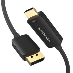 img 4 attached to 🔌 8FT CableCreation Active DisplayPort to HDMI Cable 4K@60Hz HDR, Unidirectional DP to HDMI Monitor Cable 1.4 to 2.0 Support 4K@60Hz, 2K@144Hz, 1080P@144Hz, Eyefinity Multi-Display