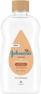 pure and natural johnson's baby almond oil - paraben-free, phthalate-free, 14 fl oz logo