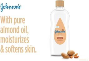 img 3 attached to Pure and Natural Johnson's Baby Almond Oil - Paraben-Free, Phthalate-Free, 14 Fl Oz