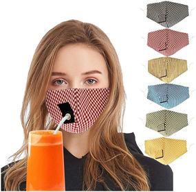 img 4 attached to Face_Mask Drinking Washable Reusable Bandanas