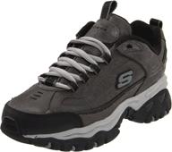 👟 skechers energy downforce lace up sneaker men's shoes: ultimate comfort and style logo