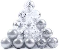 🎄 joy joz 24-count silver christmas ball ornaments: plastic xmas baubles with delicate decorations логотип