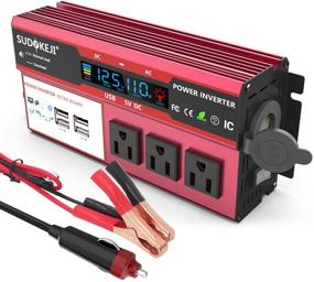 img 4 attached to SUDOKEJI 500W Car Power Inverter DC 12V To AC 110V 120V Car Plug Inverter Adapter Power Converter