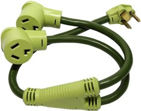 img 4 attached to Разветвитель для сушилки NemaTech с тремя штырьками: от 10-30P к 10-30R, провод калибром 10, 30А, 250В, разветвитель питания для розетки сушилки и кабеля для зарядки электромобиля (3 фута)