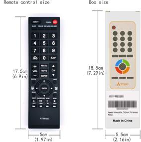 img 2 attached to Enhanced Universal Remote Control for Toshiba TV - Replacement for LCD/LED 4K HD Smart TVs Remote