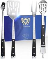 🔥 dalstrong 4-piece professional bbq pitmaster grill set - high-carbon stainless steel grilling accessories - 18" length - g10 handles logo