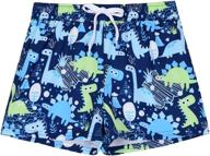 nonwe shorts drawsting printed pattern boys' clothing ~ swim logo