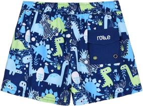 img 3 attached to Nonwe Shorts Drawsting Printed Pattern Boys' Clothing ~ Swim