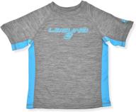laguna boys upf 50+ loose fit rashguard swim sun tee shirt with crewneck and short sleeves logo