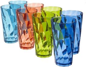 img 4 attached to 🥤 Optix 20 oz Plastic Tumblers - Colorful Food Service Equipment & Supplies