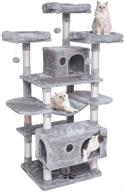 🐱 mq multi-level cat tower: the ultimate activity center and large cat tree with condos, scratching post, hammock, plush perches for kittens and adult cats logo