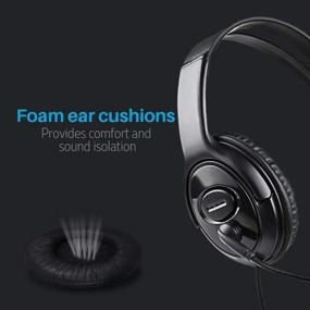 img 2 attached to 🎧 Joso PS5 PS4 Unilateral Headset: 3.5mm Wired Online Gaming Earphone with Microphone for Playstation, Nintendo Switch, Laptop, Smartphone & Office Business