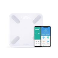 yunmai x smart scale body analyzer 2nd gen: compact bluetooth body fat and bmi scale with free app and hidden display for 2020 logo
