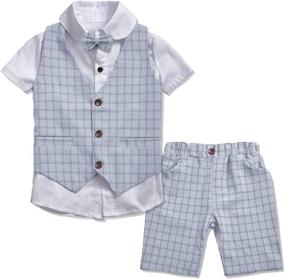 img 3 attached to 🎉 Birthday Outfit Clothing: Timeless Wedding Boys' Attire