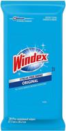 🪟 windex original glass & surface wipes - 28 ct, convenient cleaning solution logo