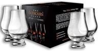 🥃 glencairn whisky glass set of 4 - premium gift carton collection logo