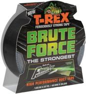 superior strength duct tape: t-rex 242703 brute force, 1.88-inch x 25-yard, black logo